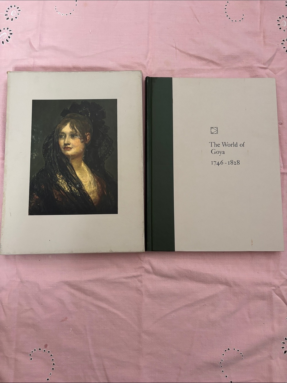 The World of Goya 1746-1828 Art Book - Green and Cream Cover